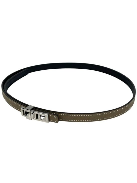 Hermes Collier de Chien Reversible Belt Leather Black main image 5